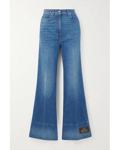 gucci bell bottom jeans|gucci jeans net a porter.